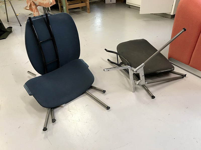 castelli stoelen demonteren